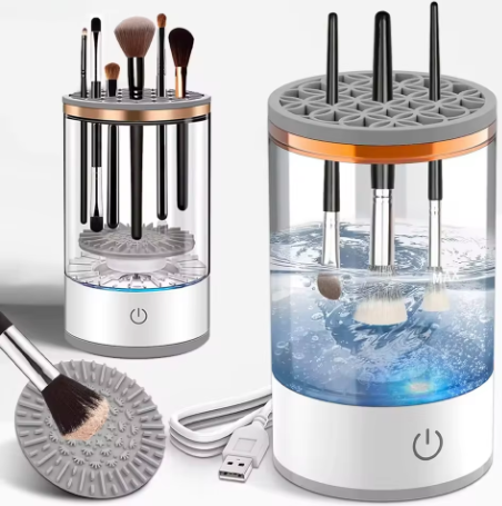 Electric Makeup Brush Cleaner, Dryer, Storage