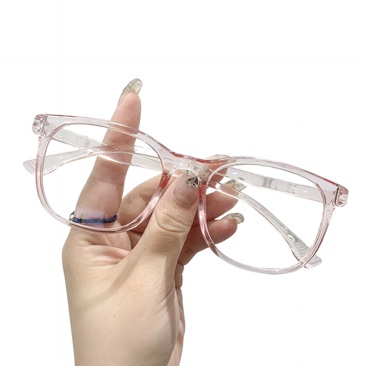 Blue Light Blockers in Pink